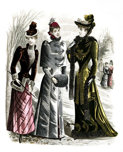 Wintermantel historisch