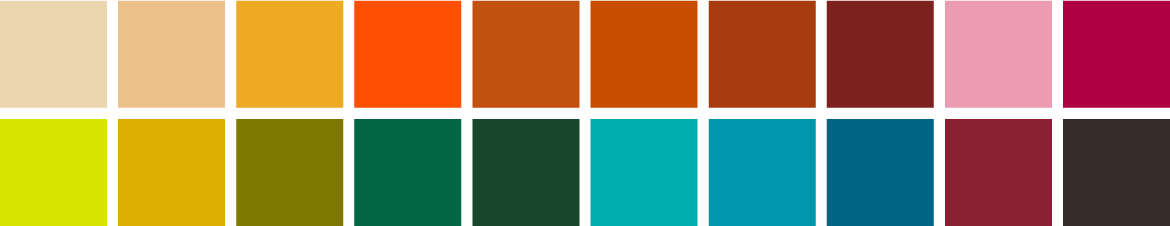 Farbtabelle Herbsttyp